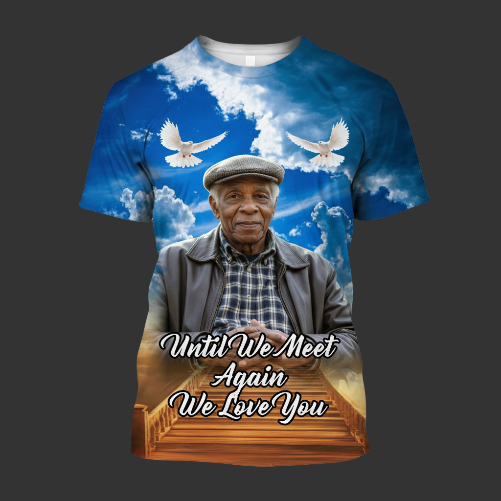 Memorial Allover 3D T-Shirt Blue01