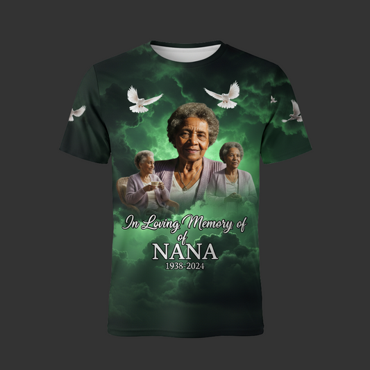 Memorial Allover 3D T-Shirt Green01